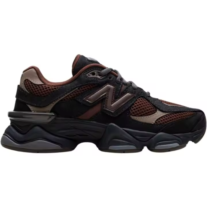 Zapatillas hombreN B 9060 para hombre Talla: 9,5 Negro Marrón - 1