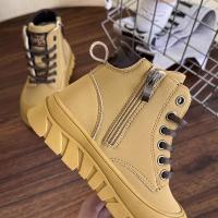 Botas cortas de moda para niños y niñas, zapatos de cuero versátiles antideslizantes de fondo grueso suave, estilo coreano, novedad de otoño, 2024 - details 7