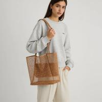 Bolso de hombro para mujer con bolsa de playa de malla, bolsa de almacenamiento portátil para ropa de lavado y natación para mujer - details 0