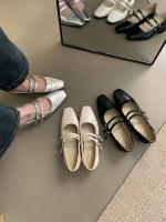 Zapatos Mary Jane de tacón en bloque para desplazamiento, Zapatos suaves, estilo hada francesa - details 2