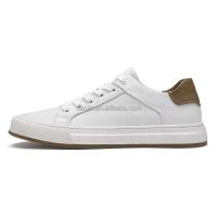 Nuevos zapatos deportivos blancos planos clásicos informales de cuero de alta calidad cómodos de alta gama para mujer, marca italiana de moda, producto en oferta - details 1
