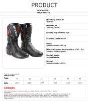 Botas motocross hombre antideslizante aire libre MX Carreras de Locomotora - details 3