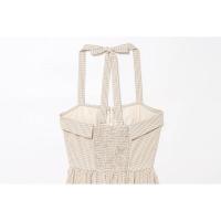Vestido Chic Casual para Mujer Cuadros a la Moda Primavera-Verano Vacaciones Sin Mangas - details 3