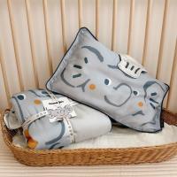 Suministros de cama, funda de almohada suave de dibujos animados, funda de cojín suave y elegante Rectangular, funda de cojín portátil acogedora para sala de estar - details 5