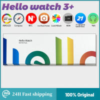 Hello Watch 3 Plus-reloj inteligente para hombre y mujer, pulsera deportiva Ultra AMOLED de 49mm, NFC, brújula, Bluetooth, llamadas, color negro - details 0