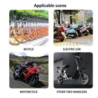 Monitor de energía Solar TPMS para motocicleta, sistema de alarma con Sensor de temperatura y control de presión de neumáticos en tiempo Real - details 10