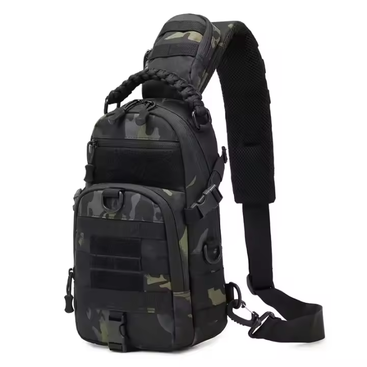 Nuevo modelo 2025Camping Chest Bag Mochila táctica para hombres Deportes Hombro Senderismo al aire libre Escalada Ciclismo Pesca MOLLE Sling EDC Fanny Pack - 1