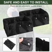 Organizador inferior para andador de gran capacidad, bolsa colgante para almacenamiento en silla de ruedas, ahorro de espacio, plegable debajo del asiento - details 7