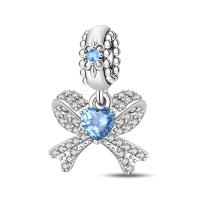 Abalorio de Plata de Ley 925 auténtica, colgante de estrella, Luna y sol brillante, compatible con Pulseras originales, collar DIY para mujer, regalo de joyería - details 22