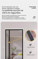 Mosquito Magnetica Puerta Corredera, Cortina de Sala de Estar, Puerta del Balcón, Corredera de Patio - details 6
