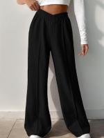 Pantalones de Pierna Ancha y Cintura Alta para Mujer Aestético Original Chic y Elegante - details 3