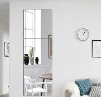 Espejo acrílico autoadhesivo para pared, pegatina para decoración del hogar, sala de estar, baño, 4 piezas - details 9