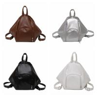 Bolso Hobo de Color sólido, bolso de hombro de piel sintética con cremallera, bolso cruzado multifunción impermeable, mochila para mujer - details 25