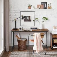 Mesa de Trabajo Pequeña Industrial Ideal para Teletrabajo, Estudio, Dormitorio 60 x 135 x 76cm - details 8