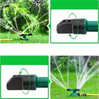 Rociadora giratoria automática de 360 grados, rociador de agua para jardín y césped, suministros de riego - details 1