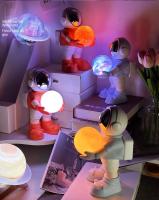 Luna Astronauta Light 6 Colores - Altavoz Bluetooth, Luz Nocturna, Regalos Creativos para Niños y Decoración de Fiestas Espacial - details 6