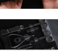High-quality Black Manicure Set 17 In 1 Full Function Kit Professional Stainless Steel Pedicure Sets Portable Case Idea Gift - details 6
