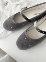 Zapatos Mary Jane Retro de Diseño Coreano Acabado Redondo de Cabeza con Hebilla de Terciopelo para Mujer - details 32