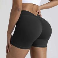 Shorts de Cintura Alta Sin Costuras para Entrenamiento Diseño V-back para Mujeres - details 4
