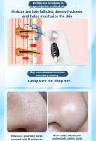 Removedor de espinillas, aspiradora de poros, limpiador facial eléctrico, eliminación de cabeza de acné y espinillas, recargable por USB, ciclo de agua, eliminación de puntos negros - details 13
