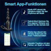 APP Control Butt Anal Plug Vibrator Wireless Remote Prostate Stimulator Massager Penis Cock Ring Delay Ejaculation Sex Toys Men - details 3