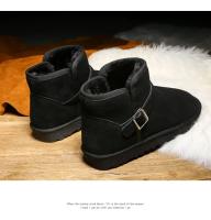 Botas de nieve de invierno para hombre, zapatillas altas para mujer, zapatos informales de moda, pies de piel desnuda, algodón, luz cálida, parejas, talla grande 35-47 - details 27