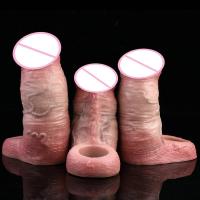 Leten SXXY Manga Abierta de Silicona con Hilo Interior Mejora del Tamaño para Hombres y Parejas - details 4