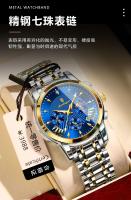 Reloj multifuncional de marca suiza para hombre nuevo reloj de cuarzo de moda a prueba de agua - details 8