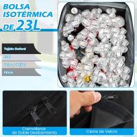 Bolsa Térmica Exterior para 2 Personas Columpio de Jardín con Toldo Ajustable y Cojines Extraíbles - details 12