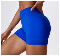 Shorts de Yoga de Cintura Alta Ajuste Ajustado para Abdomen y Cadera Material de Nylon - details 14