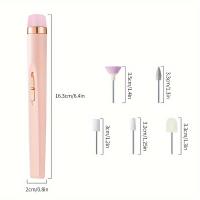 Kit de taladro eléctrico HB para uñas, Conjunto de manicura y pedicura recargable por USB con motor de alta velocidad, 4 - details 1