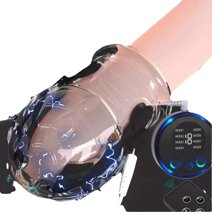 Leten Vibrador de Choque Eléctrico Anillo Entrenador para Reducir Sensibilidad y Delayo de Ejaculación Juguetes Sexuales para Hombres y Gays - 1