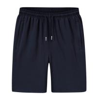 Pantalones cortos de verano para hombre, pantalones de cinco puntos, pantalones sueltos de talla grande de punto de algodón puro, pantalones medios finos transpirables, pantalones grandes para hombre - details 3