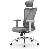 Silla de escritorio para computadora con reposacabezas ajustable y soporte lumbar, respaldo alto, silla ejecutiva giratoria para oficina en casa (azul claro) - details 46