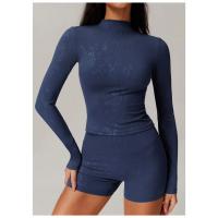 Ropa deportiva de manga larga para yoga, transpirable, que absorbe la humedad, ropa de entrenamiento de gimnasio, sujetador de yoga - details 4