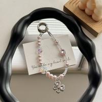Abalorio para teléfono, cordón plateado galvanizado, luz de lujo, antipérdida, lazo de amor, colgante para teléfono, cordón para teléfono móvil con cuentas Ins - details 16