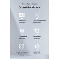 Reloj Despertador Inteligente de Color Dazzle Luz Ambiental en Stock Despertador de Iluminación y Decoración - details 3