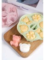 Molde de silicona para helado de piel de oso, 1 pieza, papillas, pastel al vapor, gelatina, leche - details 1