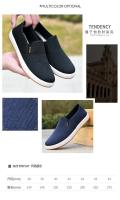 Zapatos de lona para hombre, calzado deportivo informal, cómodos zapatos de tabla para hombre, nuevos zapatos deportivos negros - details 2