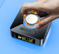 Receptor transmisor de Audio con Bluetooth, pantalla LED de M5, 3,5mm, AUX, R/L, RCA, TF/u-disk, adaptador inalámbrico estéreo, Control IR con micrófono - details 3