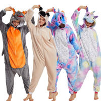 Kigurumi-ropa de dormir con dibujos de animales para niños y niñas, Pijamas suaves de unicornio para el hogar, Invierno - details 5