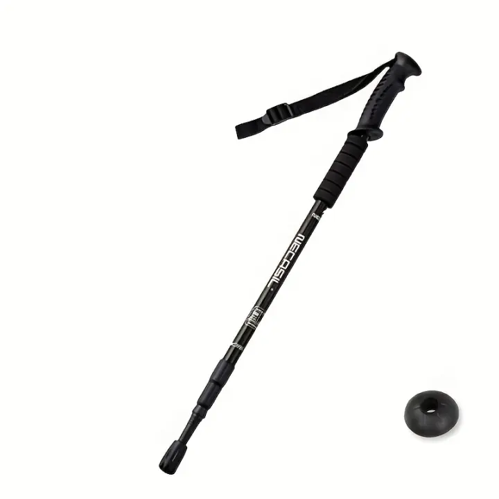 2 unidades de Bastones de montañismo de aleación de aluminio ultraligeros - ¡Perfectos para acampar al aire libre, hacer senderismo, caminar y escalar! - 1