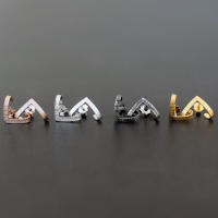 Pendientes De Estilo Punk Vintage Para Hombres Y Mujeres Triángulo Geométrico Unisex Joyería De Fiesta Cool Boys Metal - details 13