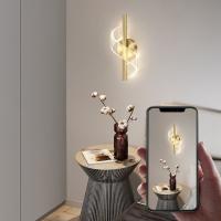Lámpara de mesita de noche de estilo nórdico, luz sencilla de pared para dormitorio, sala de estar, Fondo de TV - details 3