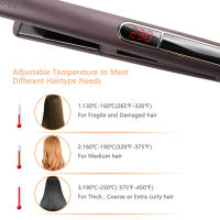 Straightener Profesional de Cerámica de Turmalina 450ℬ Hierro de Peluquería para Estilizar en 2 En 1 Herramienta de Belleza para el Hogar - details 6