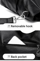 Bolso de cuero con asa superior para mujer, bolso de hombro femenino, de lujo, de diseñador - details 19