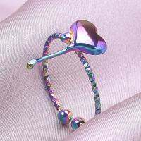 Joyería para dedos de niña, Anillos de corazón para mujer, accesorios, Anillo de acero inoxidable, suministros de amor, Anillos DIY, regalo del Día de San Valentín - details 37