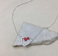 UNO DE Collar Corazón para Mujer a la Moda - Joyería Romántica con Envase de Regalo de Alta Calidad - details 1