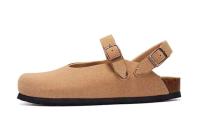 Nuevas cómodas sandalias planas de EVA ajustables con doble botón deslizante - details 2