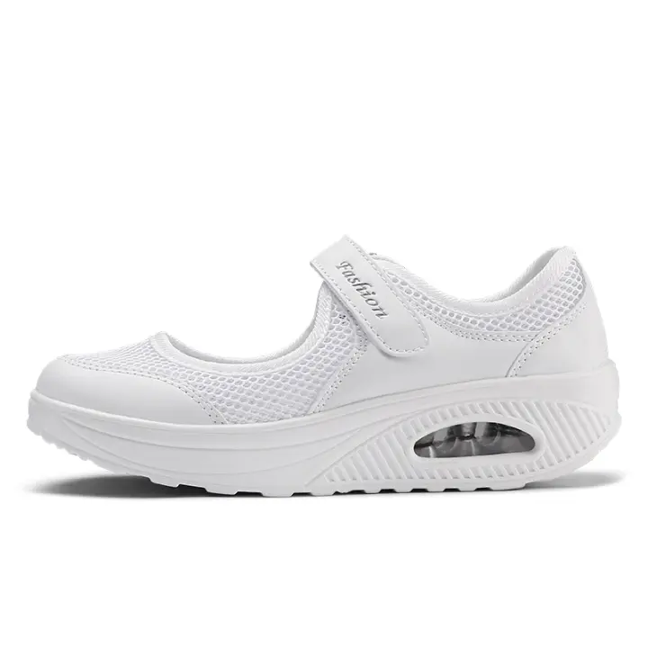 Zapatos de Caminar de Malla Transpirable Zapatillas de Enfermera de Almohadilla de Aire Cushion - 1